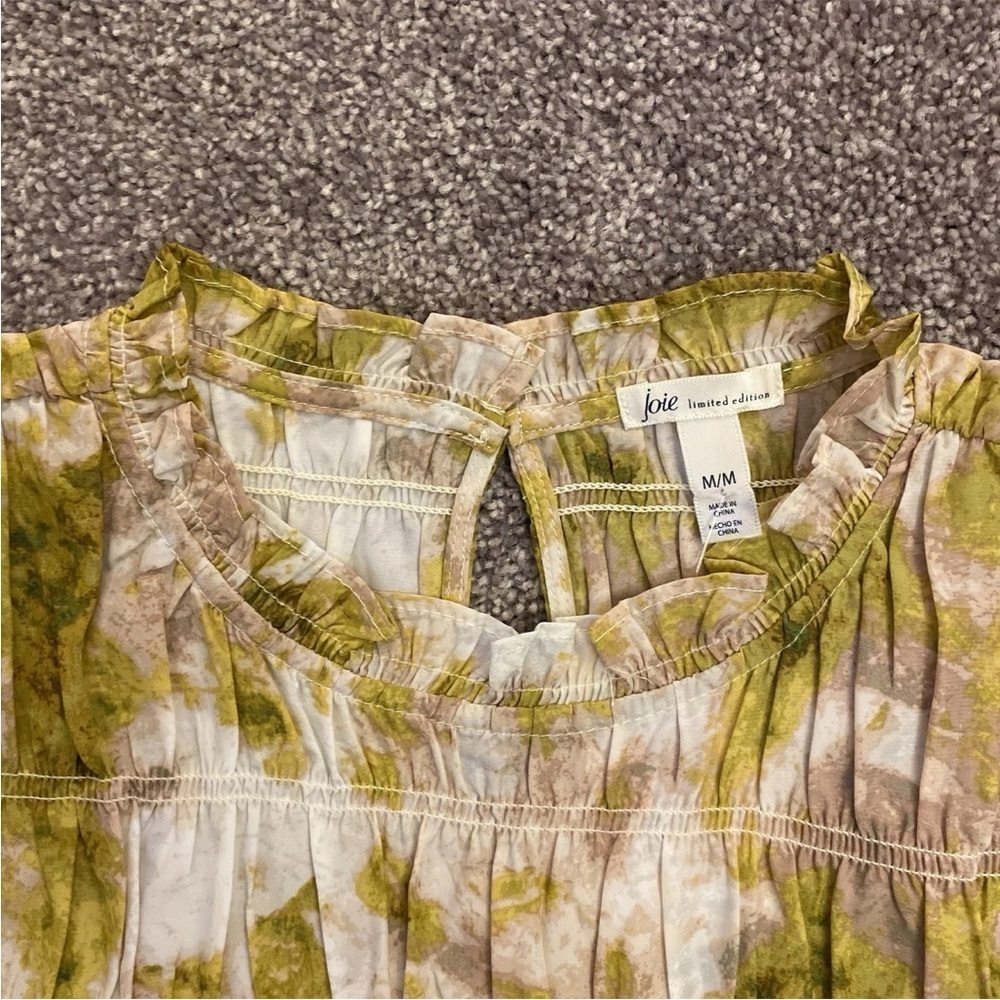 JOIE Limited Edition Womens Sleeveless Top Ruffled Neck Size M - Medium NWT $198 - Picture 6 of 16